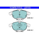 Bremsbelagsatz, Scheibenbremse ATE Ceramic 13.0470-7172.2