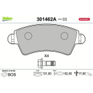 Valeo | Bremsbelagsatz, Scheibenbremse | 301462A