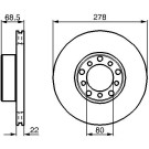 BOSCH | Bremsscheibe | 0 986 478 061