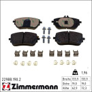 Zimmermann Bremsbelagsatz, Scheibenbremse 22988.190.2