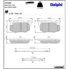Delphi Bremsbelagsatz, Scheibenbremse LP1053