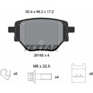 Textar Bremsbelagsatz, Scheibenbremse Q+ 2619501