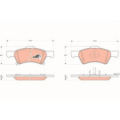 GDB4129 Bremsbelagsatz, Scheibenbremse COTEC GDB4129 Bremsbelagsatz, Scheibenbremse COTEC