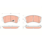 GDB3310 Bremsbelagsatz, Scheibenbremse COTEC GDB3310 Bremsbelagsatz, Scheibenbremse COTEC