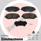 Zimmermann | Bremsbelagsatz, Scheibenbremse | 22768.165.1