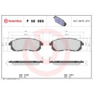 Brembo | Bremsbelagsatz, Scheibenbremse | P 56 065
