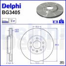 Delphi | Bremsscheibe | BG3405