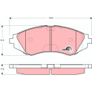 GDB3265 Bremsbelagsatz, Scheibenbremse COTEC GDB3265 Bremsbelagsatz, Scheibenbremse COTEC