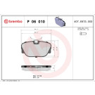 Brembo | Bremsbelagsatz, Scheibenbremse | P 06 010