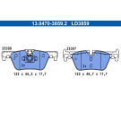 Bremsbelagsatz, Scheibenbremse ATE Ceramic 13.0470-3859.2