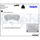 Delphi | Bremsbelagsatz, Scheibenbremse | LP3217