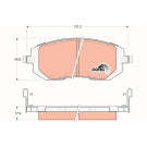 GDB3328 Bremsbelagsatz, Scheibenbremse COTEC GDB3328 Bremsbelagsatz, Scheibenbremse COTEC