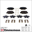 Zimmermann Bremsbelagsatz, Scheibenbremse 22852.160.2