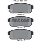 Textar | Bremsbelagsatz, Scheibenbremse | 2404001