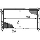 Mahle | Kühler, Motorkühlung | CR 489 000S
