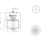 FEBI BILSTEIN 38353 Federbalg, Luftfederung