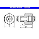 ATE | Adapter, Bremsleitung | 03.3510-0100.1