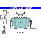 Bremsbelagsatz, Scheibenbremse ATE Ceramic 13.0470-2845.2