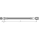 Metzger | Bremsschlauch | 4110521