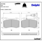 Delphi Bremsbelagsatz, Scheibenbremse LP1753