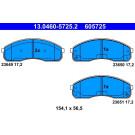 13.0460-5725.2 Bremsbelagsatz, Scheibenbremse