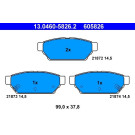 13.0460-5826.2 Bremsbelagsatz, Scheibenbremse