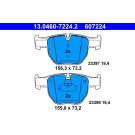 13.0460-7224.2 Bremsbelagsatz, Scheibenbremse