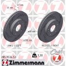 Zimmermann | Bremsscheibe | 285.3534.53