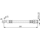 BOSCH | Bremsschlauch | 1 987 476 238