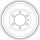 TRW | Bremstrommel | DB4451