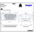 Delphi | Bremsbelagsatz, Scheibenbremse | LP2052 Delphi | Bremsbelagsatz, Scheibenbremse | LP2052