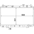 Mahle | Kühler, Motorkühlung | CR 1457 000S
