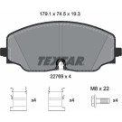 Textar | Bremsbelagsatz, Scheibenbremse | 2276901