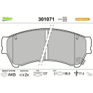 301071 Bremsbelagsatz, Scheibenbremse ESSENTIAL