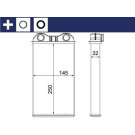 Mahle | Wärmetauscher, Innenraumheizung | AH 14 000S