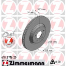 Zimmermann | Bremsscheibe | 610.3716.20
