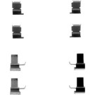 Hella | Zubehörsatz, Scheibenbremsbelag | 8DZ 355 202-871