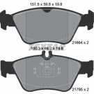 Textar | Bremsbelagsatz, Scheibenbremse | 2166404