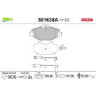 Valeo | Bremsbelagsatz, Scheibenbremse | 301638A