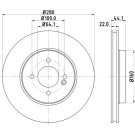 Hella | Bremsscheibe | 8DD 355 113-751