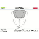 Valeo | Bremsbelagsatz, Scheibenbremse | 301740A