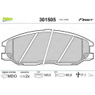 Valeo | Bremsbelagsatz, Scheibenbremse | 301505