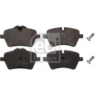 febi bilstein | 2 x FEBI Bremsbelagsatz, Scheibenbremse | 16727