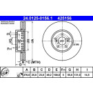 ATE | Bremsscheibe | 24.0125-0156.1