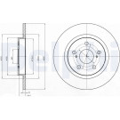 Delphi | Bremsscheibe | BG4200C