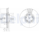 Delphi | Bremsscheibe | BG3365