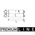 Mahle | Wärmetauscher, Innenraumheizung | AH 133 000P