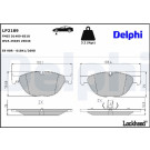 Delphi | Bremsbelagsatz, Scheibenbremse | LP2189