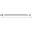 Metzger | Bremsschlauch | 4110277