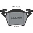 Textar | Bremsbelagsatz, Scheibenbremse | 2302001